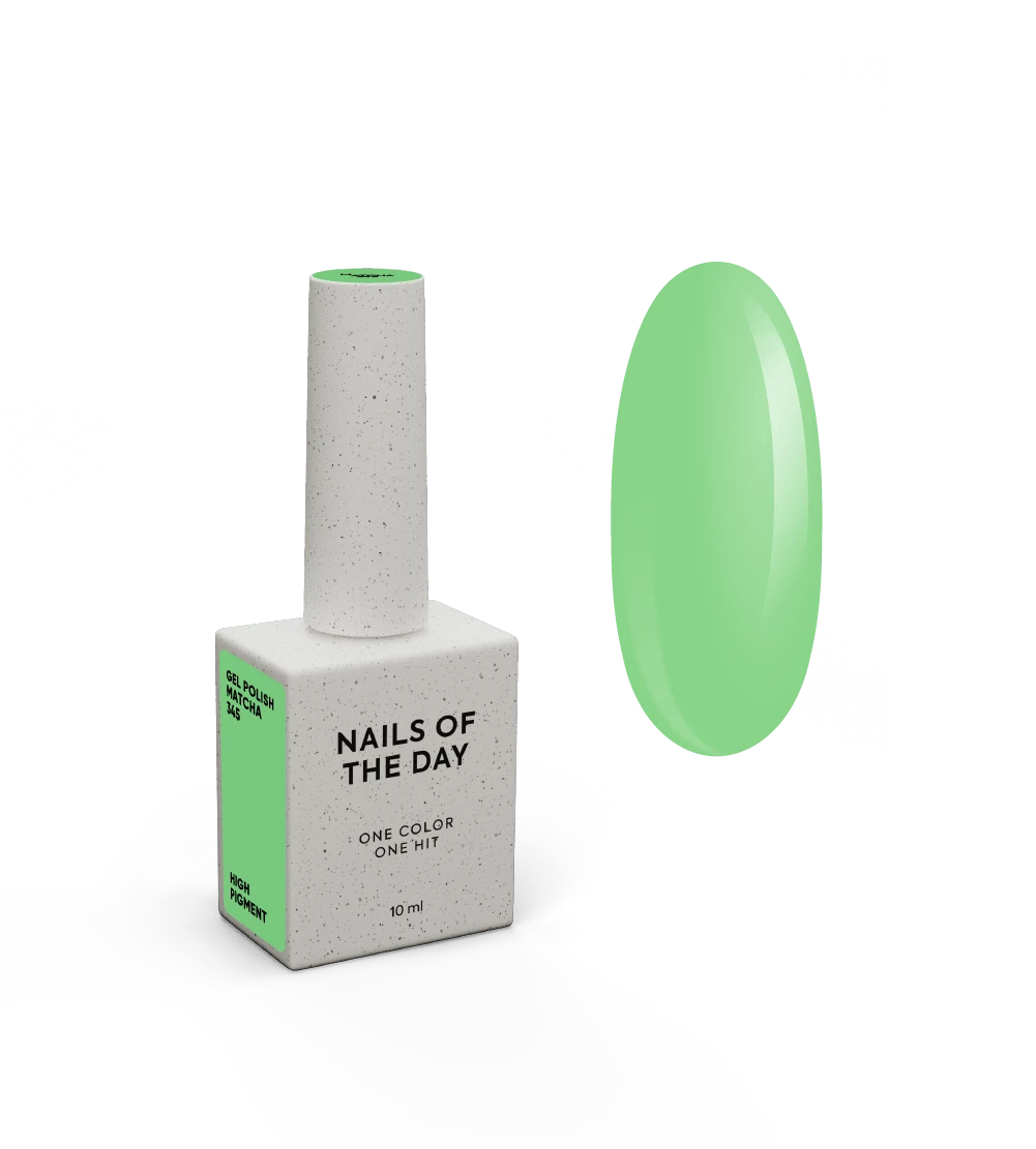 NAILSOFTHEDAY Specializziamo Matcha - smalto gel al pistacchio che copre uno strato, 10 ml