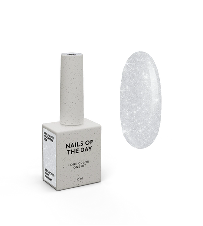 NAILSOFTHEDAY Gel Polish Milkshake 004 – Vernis semi-permanent réfléchissant couleur lait, 10 ml
