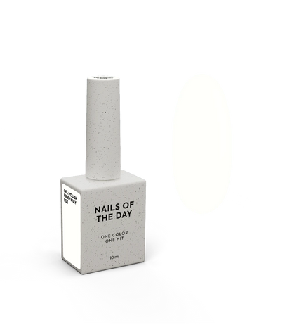NAILSOFTHEDAY Let’s Special Milkyway — esmalte semipermanente blanco lechoso para uñas, que cubre perfectamente en una sola capa, 10 ml.