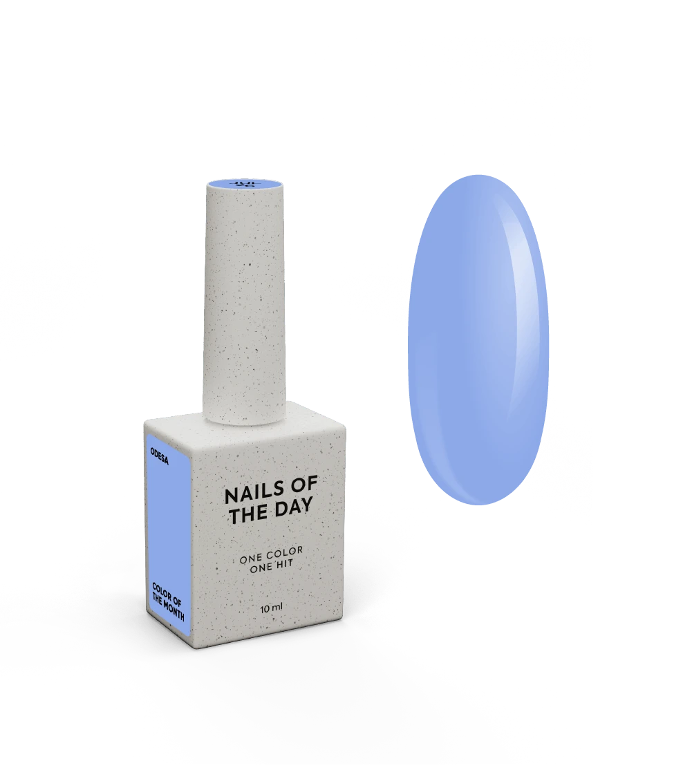 NAILSOFTHEDAY Color of the Month – Julio 2026
Odesa — azul de alta cobertura en una sola capa, 10 ml