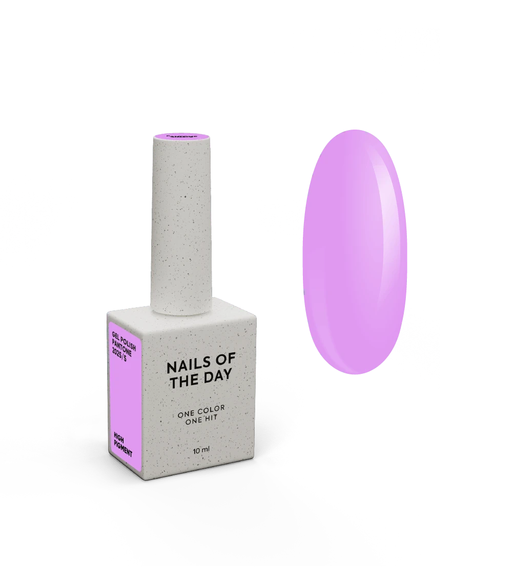 NAILSOFTHEDAY Let’s Special Pantone2025/5 — vernis gel rose lavande, qui couvre en une seule couche, 10 ml.