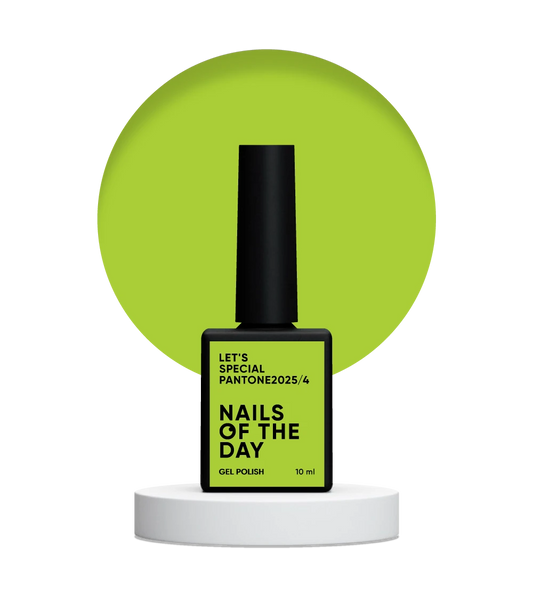 NAILSOFTHEDAY Let’s Special Pantone2025/4 — vernis gel vert olive, qui couvre en une seule couche, 10 ml.