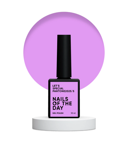 NAILSOFTHEDAY Let’s Special Pantone2025/5 — esmalte em gel rosa lavanda, que cobre em uma única camada, 10 ml.