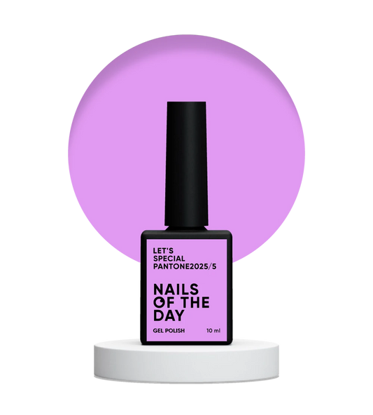 NAILSOFTHEDAY Let’s Special Pantone2025/5 — vernis gel rose lavande, qui couvre en une seule couche, 10 ml.