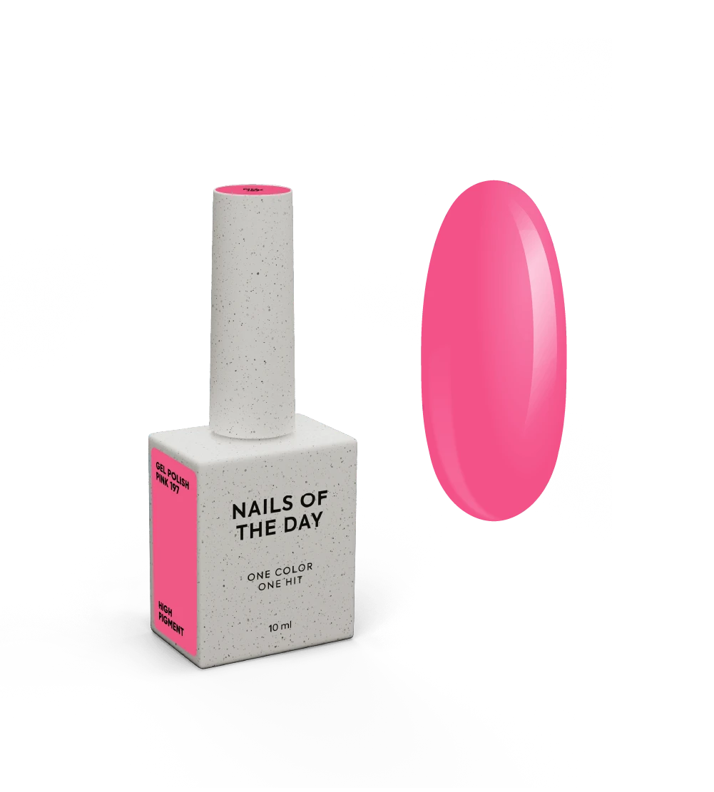 NAILSOFTHEDAY Let's Special Pink — un vernis à ongles gel rose spécial se chevauchant en une seule couche, 10 ml