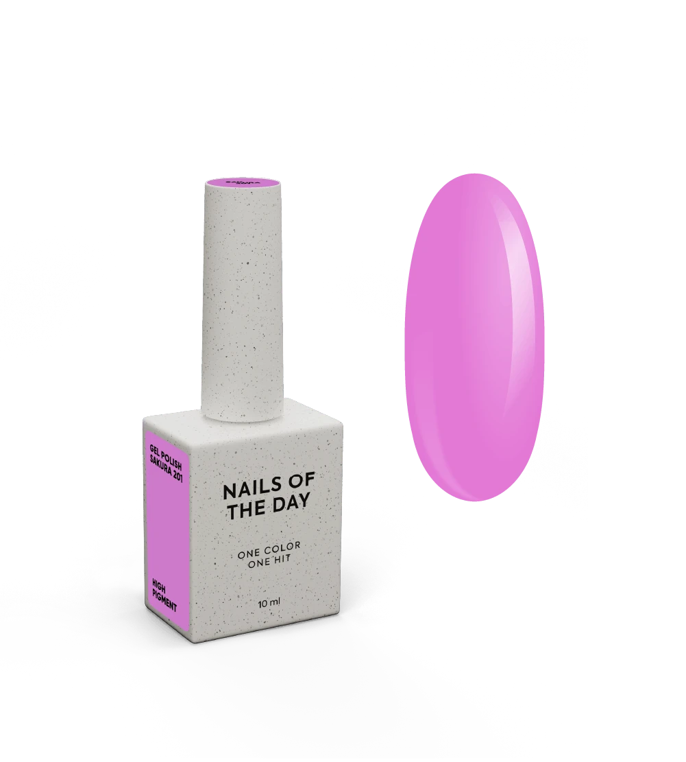 NAILSOFTHEDAY Let's Special Sakura - Vernis à ongles gel spécial violet pastel/violet pâle une couche se chevauchant 10 ml