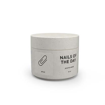 NAILSOFTHEDAY SCOTCH BASE — professional liquid base for natural nails, 30 ml
