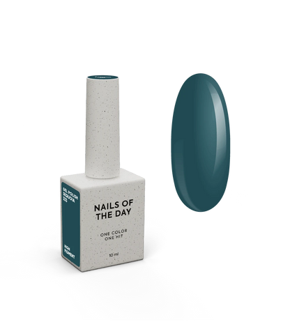 NAILSOFTHEDAY Let's Special Sequoia — vernis à ongles gel olive foncé couvrant une couche, 10 ml