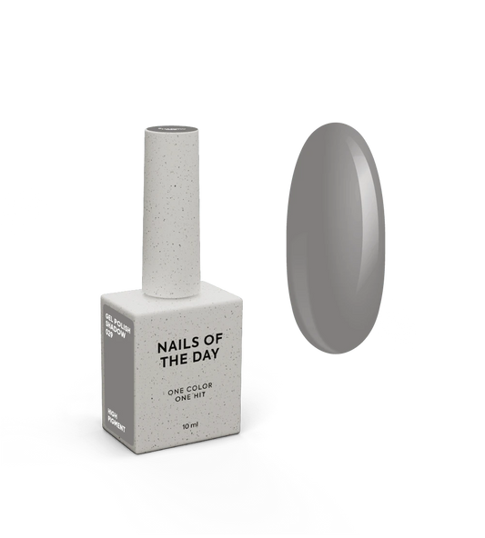 NAILSOFTHEDAY Let's Special Shadow — vernis à ongles gel gris clair couvrant une couche, 10 ml