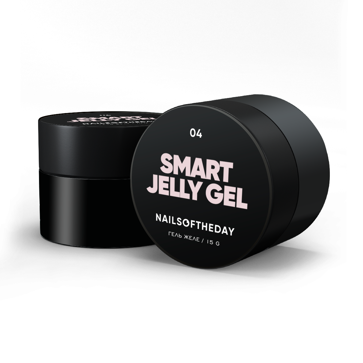 NAILSOFTHEDAY Smart Jelly gel 04 — бежевий будівельний гель желе для нігтів, 15 гм