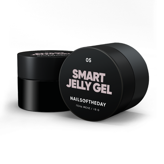 NAILSOFTHEDAY Smart Jelly gel 05 - gel de construção castanho claro para unhas, 15 g