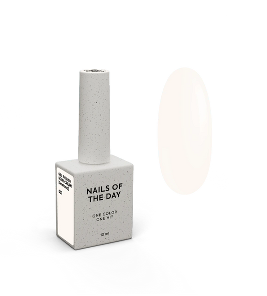 NAILSOFTHEDAY Gel polish Sour Cream [Smetana] 007 — повітряний вершково-молочний гель-лак, 10 мл