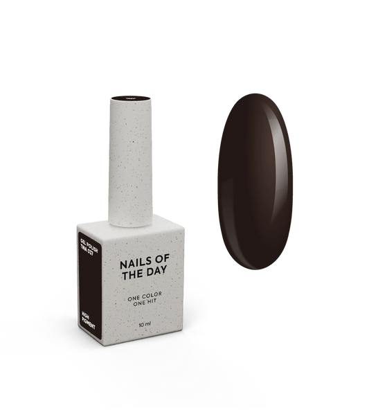 NAILSOFTHEDAY Let's special Tina — verniz gel cereja madura quente cobrindo uma camada, 10 ml