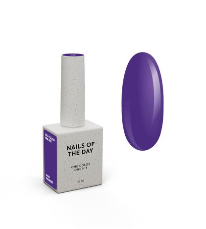 NAILSOFTHEDAY Gel Polish Vibe 293 — esmalte semipermanente violeta intenso con cobertura en una sola capa, 10 ml