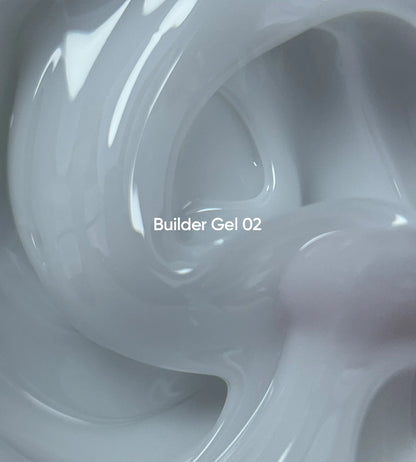 NAILSOFTHEDAY Builder Gel 02 — gel blanc laiteux pour extensions d’ongles, 30 ml