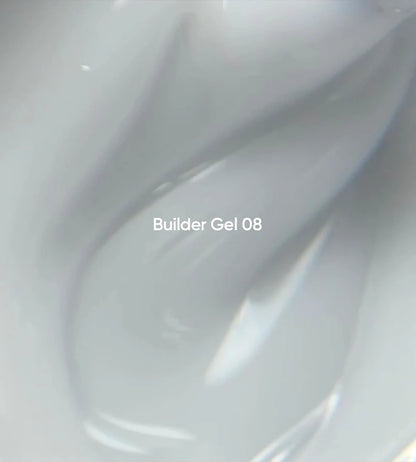 NAILSOFTHEDAY Builder Gel 08 — gel lattiginoso per allungamento unghie, 30 ml