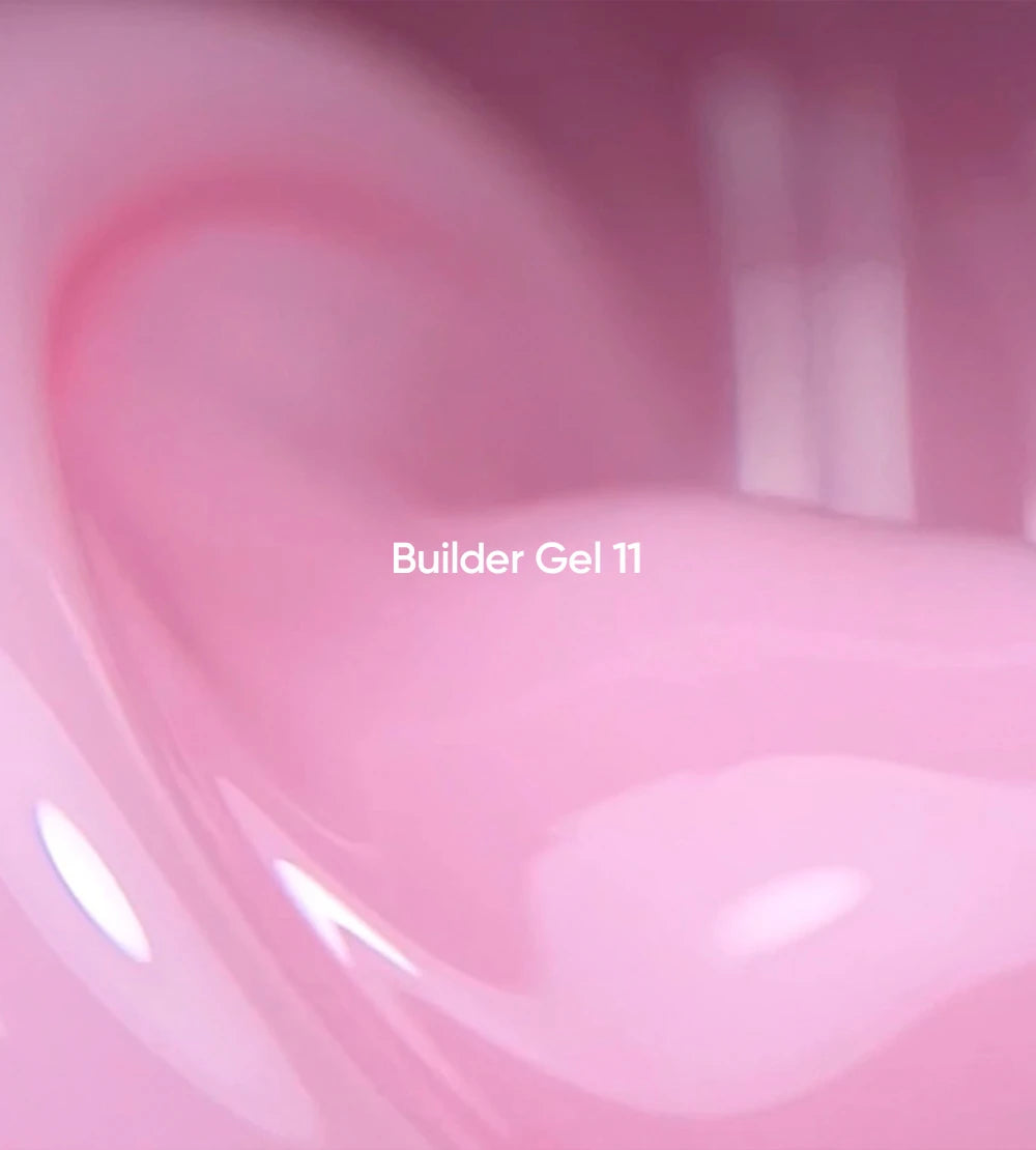 NAILSOFTHEDAY Builder Gel 11 — light pink gel for nail extensions, 15 ml