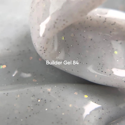 NAILSOFTHEDAY Builder Gel 84 — milky reflective builder gel with opal shimmer, 15 ml