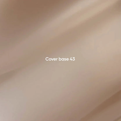 NAILSOFTHEDAY Cover Base 43 Light Pigment – base bege semitransparente com leve pigmentação para unhas, 10 ml