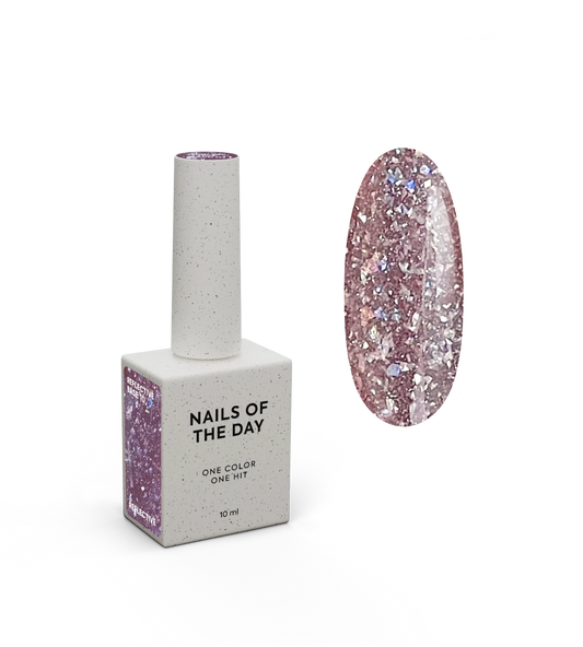 NAILSOFTHENIGHT Base reflectora 10 — base reflectora camuflada com brilho, 10 ml