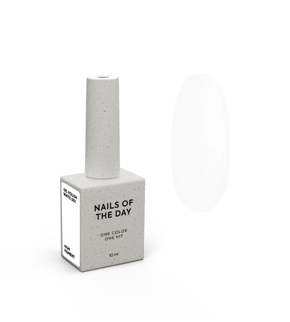 NAILSOFTHEDAY Let's Special White — un vernis gel blanc spécial superposé en une seule couche, 10 ml